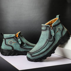 Mostelo® -  Men's Soft And Breathable Zipper Outdoor Tooling Boots