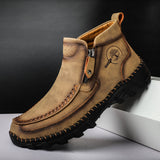 Mostelo® -  Men's Soft And Breathable Zipper Outdoor Tooling Boots