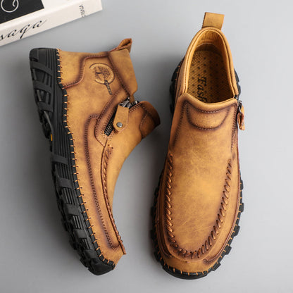 Mostelo® -  Men's Soft And Breathable Zipper Outdoor Tooling Boots