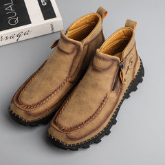 Mostelo® -  Men's Soft And Breathable Zipper Outdoor Tooling Boots