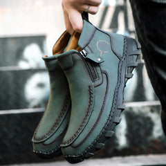 Mostelo® -  Men's Soft And Breathable Zipper Outdoor Tooling Boots