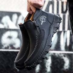 Mostelo® -  Men's Soft And Breathable Zipper Outdoor Tooling Boots