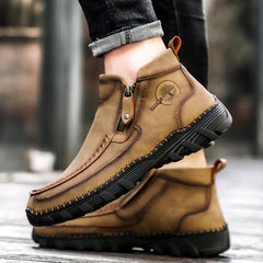 Mostelo® -  Men's Soft And Breathable Zipper Outdoor Tooling Boots