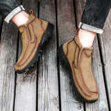 Mostelo® -  Men's Soft And Breathable Zipper Outdoor Tooling Boots