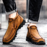 Mostelo® -  Men's Soft And Breathable Zipper Outdoor Tooling Boots