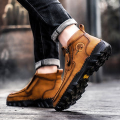 Mostelo® -  Men's Soft And Breathable Zipper Outdoor Tooling Boots