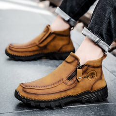 Mostelo® -  Men's Soft And Breathable Zipper Outdoor Tooling Boots