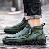 Mostelo® -  Men's Soft And Breathable Zipper Outdoor Tooling Boots