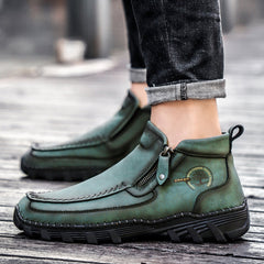Mostelo® -  Men's Soft And Breathable Zipper Outdoor Tooling Boots
