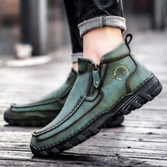 Mostelo® -  Men's Soft And Breathable Zipper Outdoor Tooling Boots