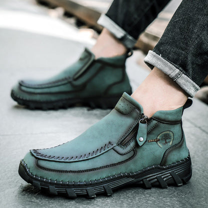 Mostelo® -  Men's Soft And Breathable Zipper Outdoor Tooling Boots