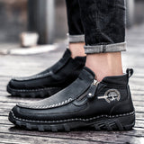 Mostelo® -  Men's Soft And Breathable Zipper Outdoor Tooling Boots