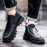 Mostelo® -  Men's Soft And Breathable Zipper Outdoor Tooling Boots
