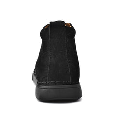Mostelo® -Winter men's casual leather shoes with leather soft soles and high top leather shoes