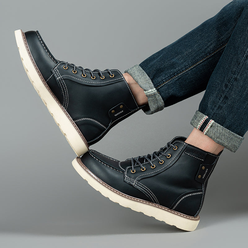 Mostelo Mens Boots  Casual Boots For Men Waterproof Chukka Boots Mens