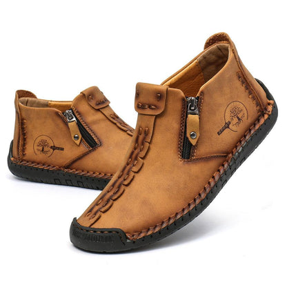 Mostelo®—Men Casual Handmade British Style Leather Shoes