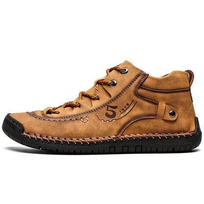 Mostelo™ - Men Hand Stitching Fashionable High-top Leather Boots