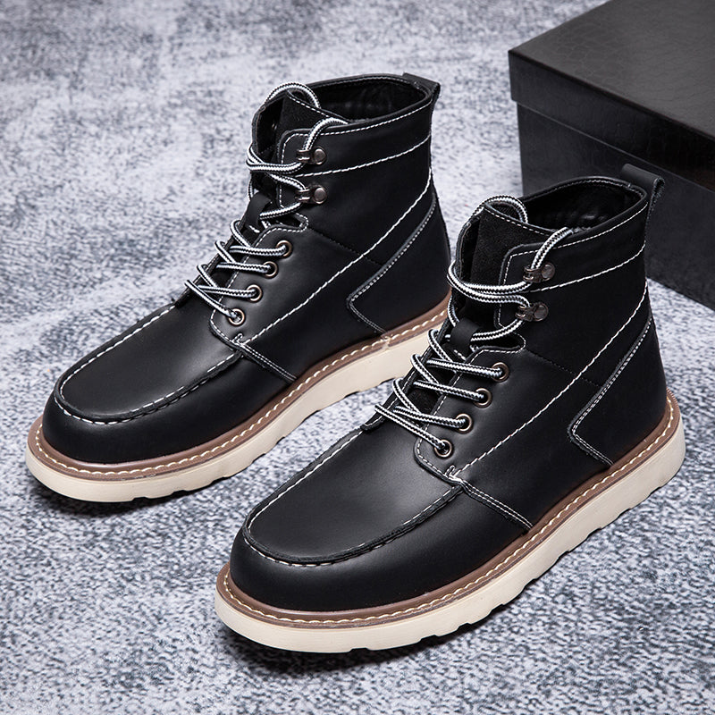 Mostelo Mens Boots  Casual Boots For Men Waterproof Chukka Boots Mens