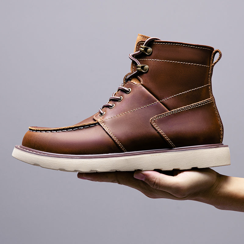 Mostelo Mens Boots  Casual Boots For Men Waterproof Chukka Boots Mens