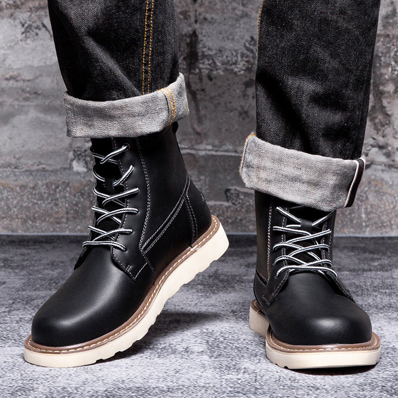 Mostelo Mens Boots  Casual Boots For Men Waterproof Chukka Boots Mens