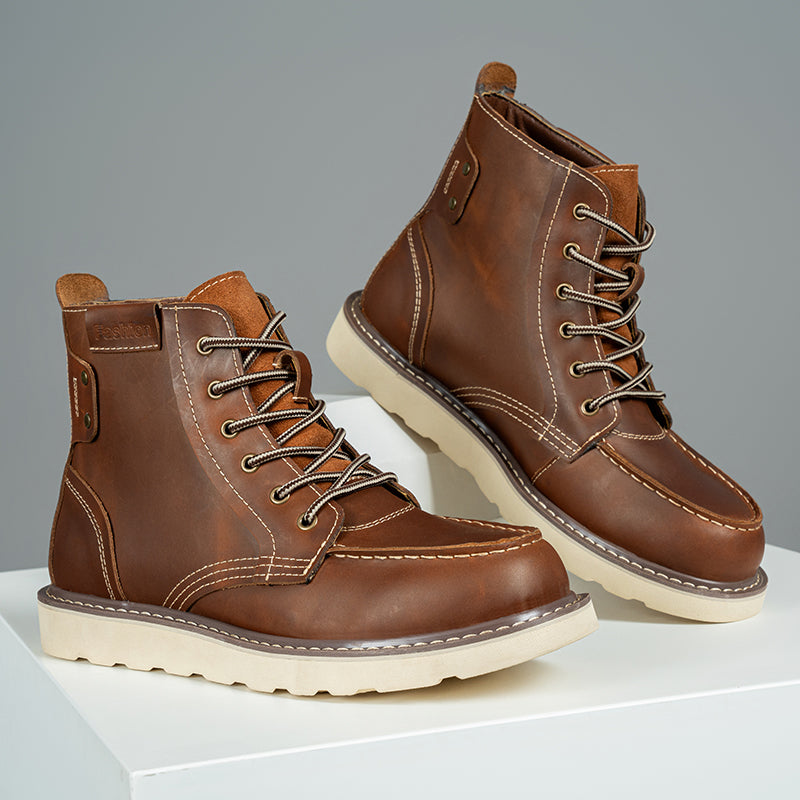 Mostelo Mens Boots  Casual Boots For Men Waterproof Chukka Boots Mens