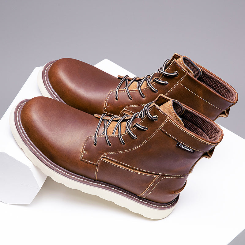 Mostelo Mens Boots  Casual Boots For Men Waterproof Chukka Boots Mens