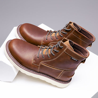 Mostelo Mens Boots  Casual Boots For Men Waterproof Chukka Boots Mens