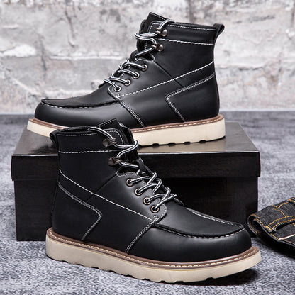 Mostelo Mens Boots  Casual Boots For Men Waterproof Chukka Boots Mens