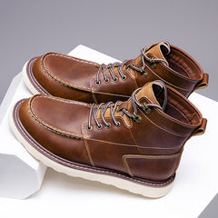 Mostelo Mens Boots  Casual Boots For Men Waterproof Chukka Boots Mens