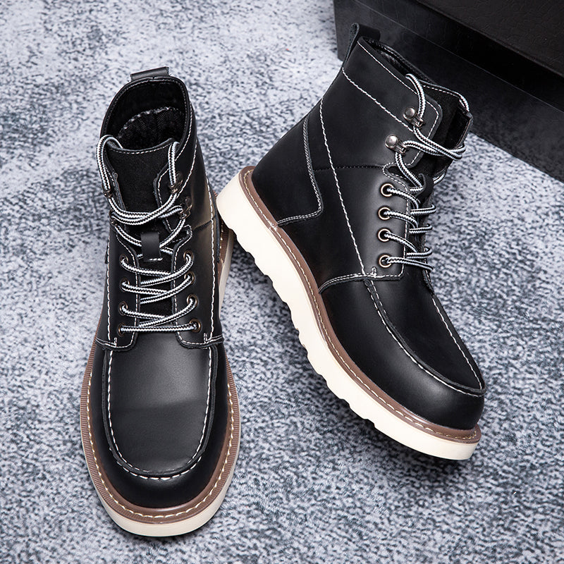Mostelo Mens Boots  Casual Boots For Men Waterproof Chukka Boots Mens