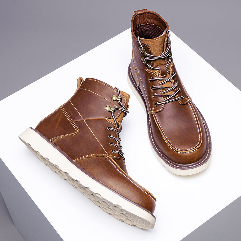 Mostelo Mens Boots  Casual Boots For Men Waterproof Chukka Boots Mens