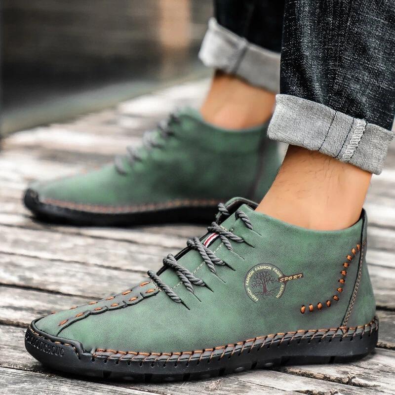 Men Trend Wear-resistant Leather Shoes