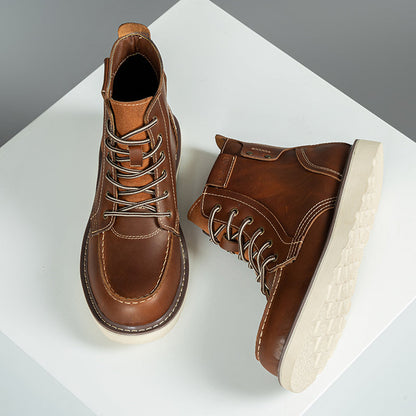 Mostelo Mens Boots  Casual Boots For Men Waterproof Chukka Boots Mens