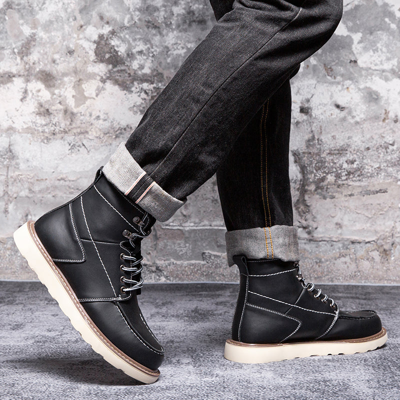 Mostelo Mens Boots  Casual Boots For Men Waterproof Chukka Boots Mens