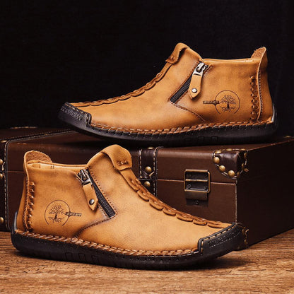 Mostelo®—Men Casual Handmade British Style Leather Shoes