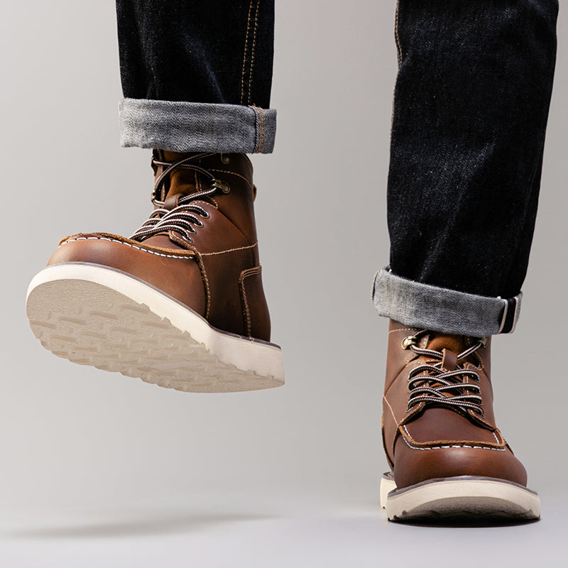 Mostelo Mens Boots  Casual Boots For Men Waterproof Chukka Boots Mens