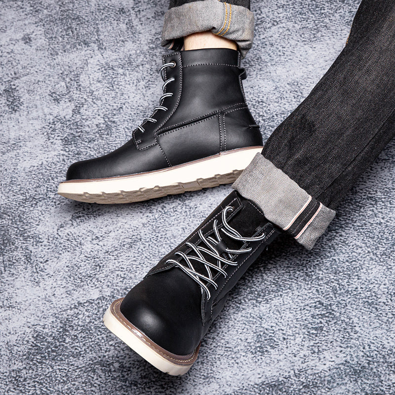 Mostelo Mens Boots  Casual Boots For Men Waterproof Chukka Boots Mens