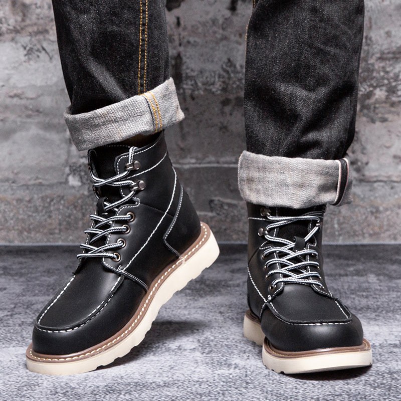 Mostelo Mens Boots  Casual Boots For Men Waterproof Chukka Boots Mens