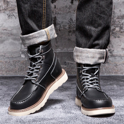 Mostelo Mens Boots  Casual Boots For Men Waterproof Chukka Boots Mens